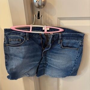 J. Crew Factory Blue Denim Cutoff Shorts
